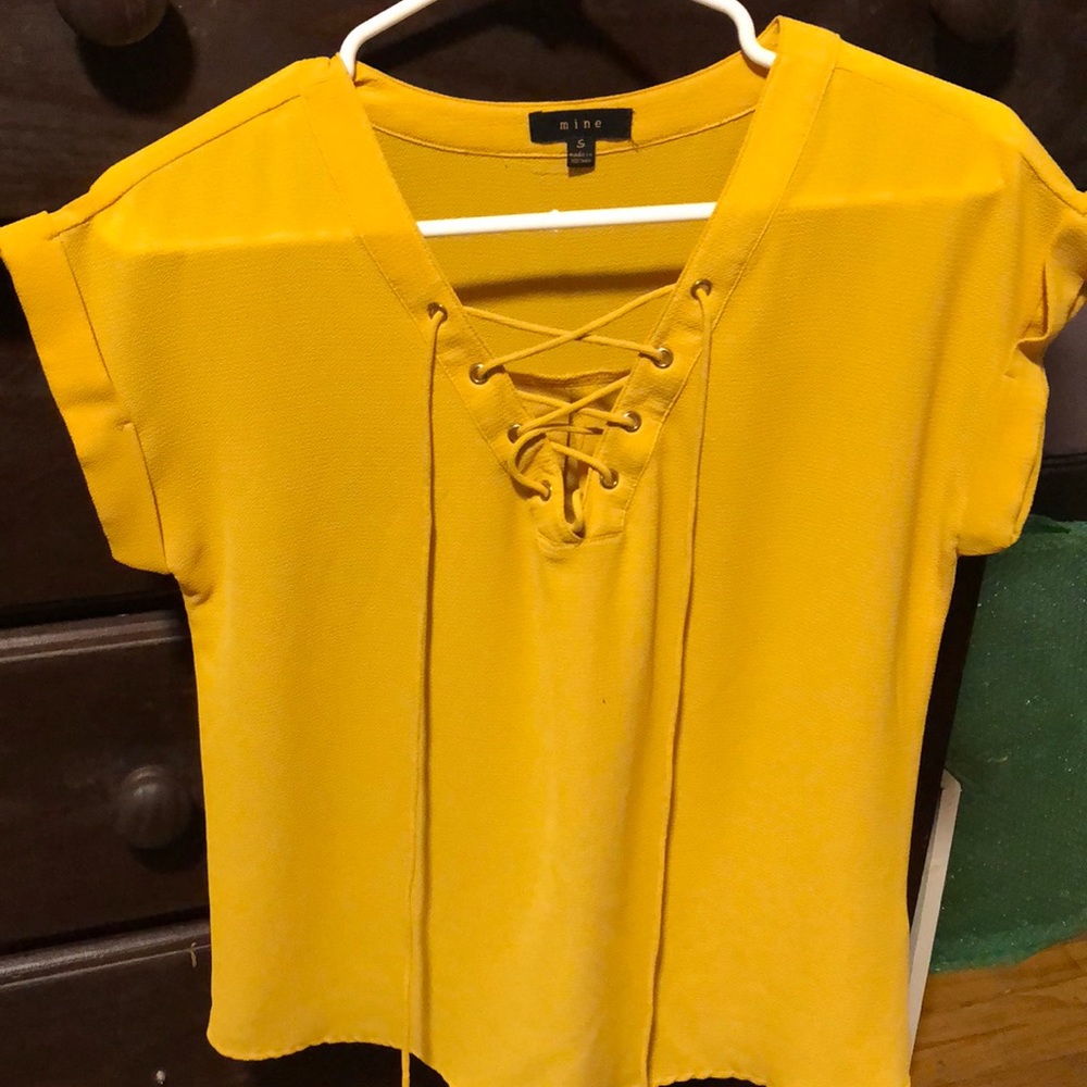 Yellow shirt